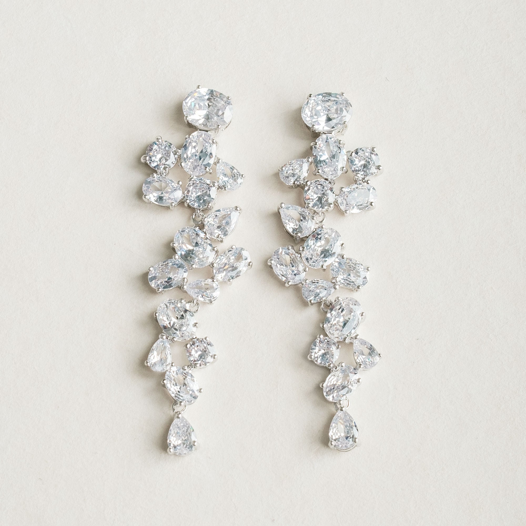 Statement earrings, Bridal earrings, Crystal leaf store earrings, Romantic Jewelry, Christmas earrings, Mother of the bride gift