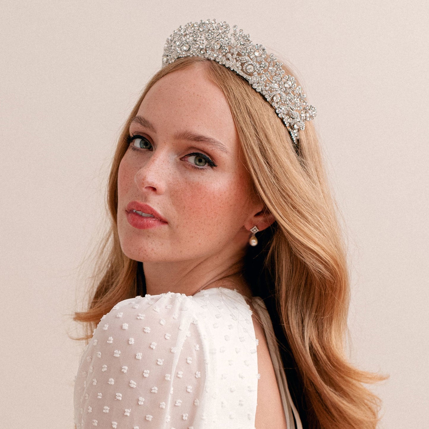 Queen Anne crystal bridal tiara | Ivory & Co – Liberty in Love