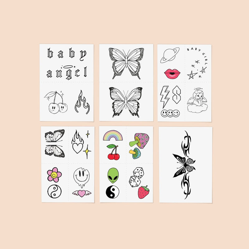 INKED by Dani temporary tattoo Y2K Nostalgia pack - Liberty in Love