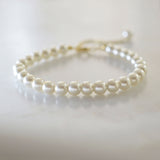 Alta pearl bracelet (gold) - Liberty in Love