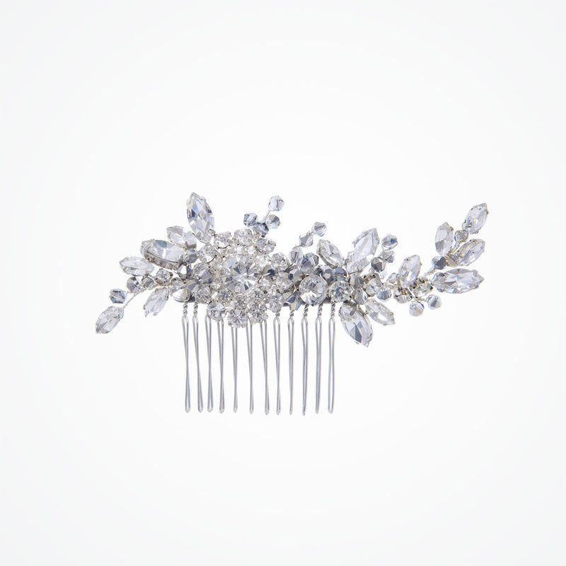 Cavendish crystal floral hair comb - Liberty in Love