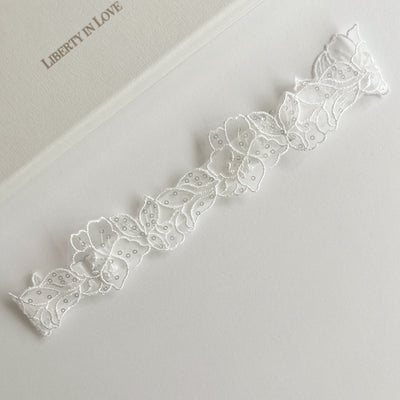 Lulu floral lace garter - Liberty in Love