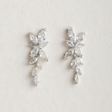 Kenzie crystal floral drop earrings - Liberty in Love