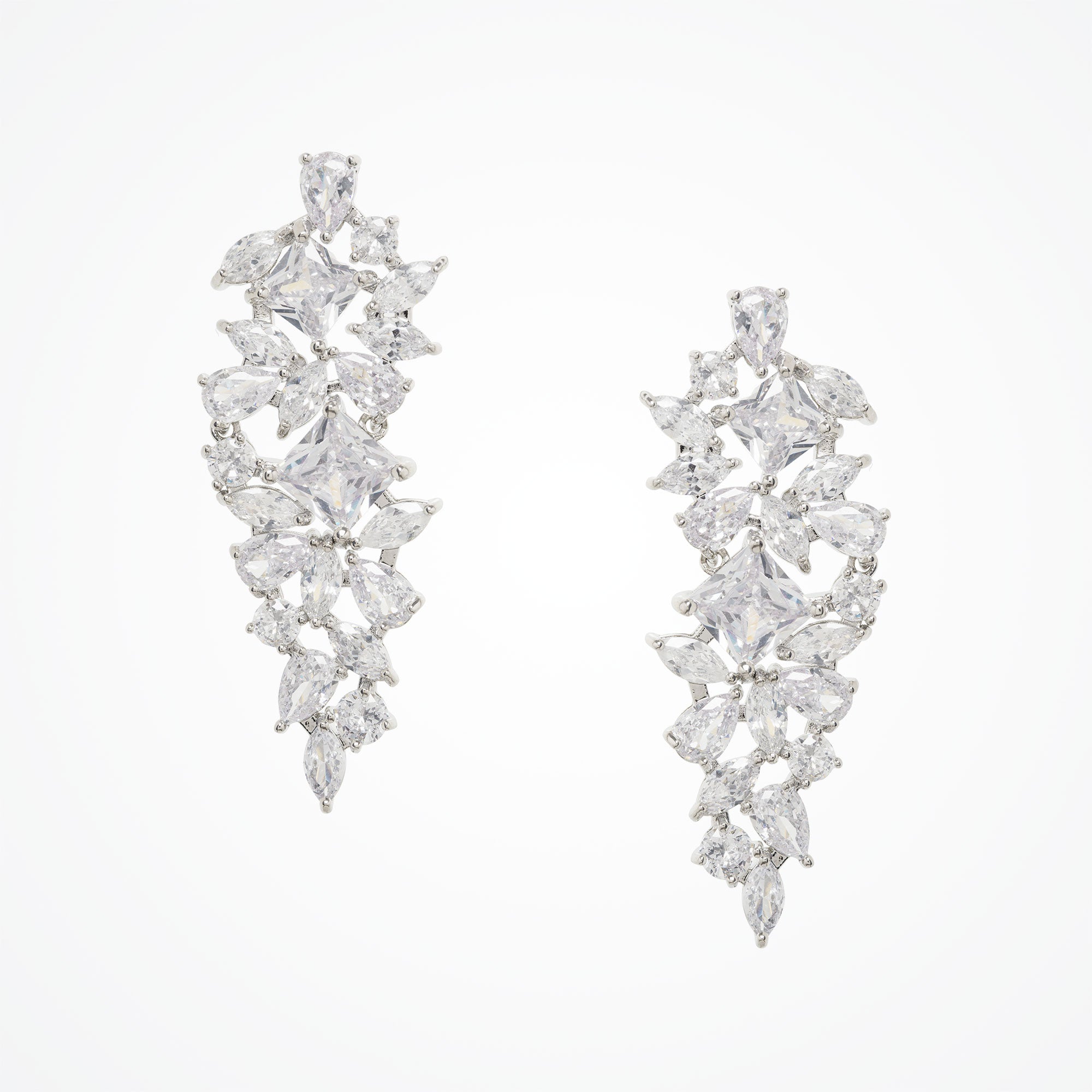 Lyssa crystal bridal statement earrings | Liberty in Love