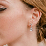 Rosa crystal teardrop earrings - Liberty in Love
