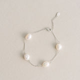 Bermuda baroque pearl chain bracelet - Liberty in Love