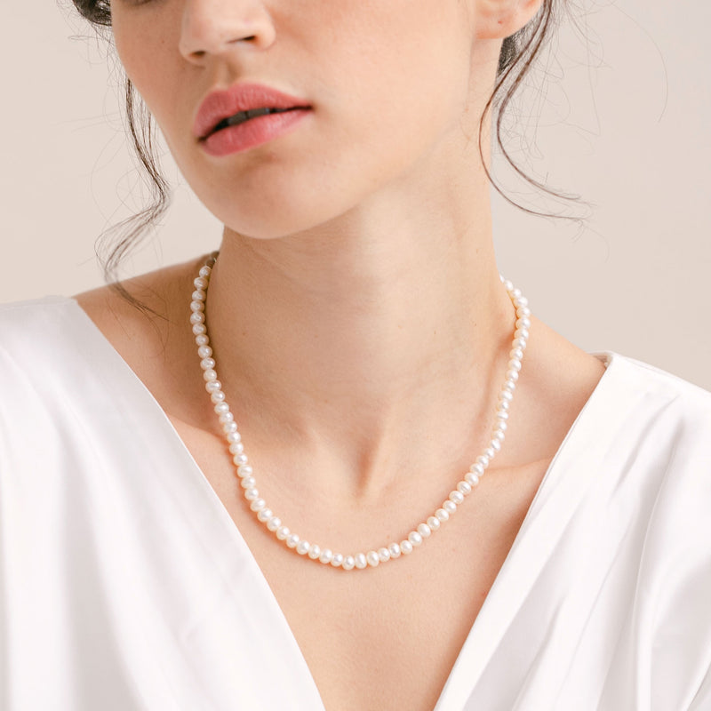 Pink Pearl Necklace Modern Baroque – PEARL-LANG®
