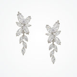 Kenzie crystal floral drop earrings - Liberty in Love