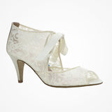 Chantilly low lace bridal shoe boots  - size 4 only - Liberty in Love