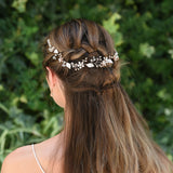 Gypsy rose gold floral hair vine - Liberty in Love