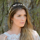 Gypsy rose gold floral hair vine - Liberty in Love