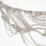 Lottie crystal beaded draping strands headpiece - Liberty in Love