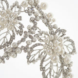 Selena leaves pearl and crystal headpiece - Liberty in Love