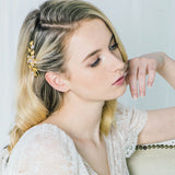 Seren crystal blossom gold vine comb - Liberty in Love